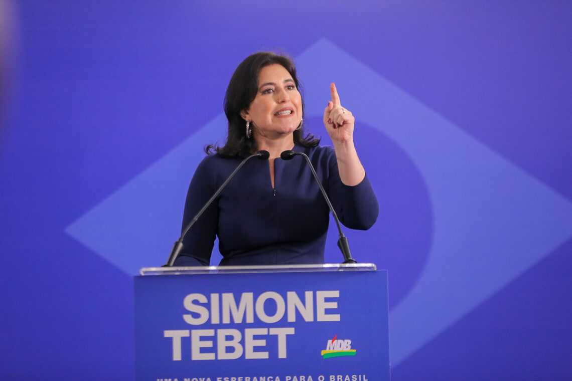 Mdb Oficializa Candidatura De Simone Tebet Presid Ncia