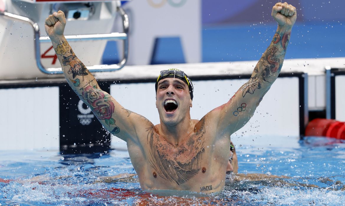 Você está visualizando atualmente Bruno Fratus conquista bronze nos 50 metros livre na natação