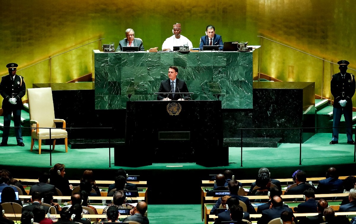 Você está visualizando atualmente Bolsonaro fará discurso de abertura na Assembleia Geral da ONU em NY