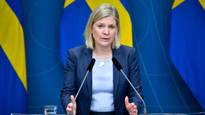 Leia mais sobre o artigo Nova primeira-ministra da Suécia renuncia horas após ser nomeada