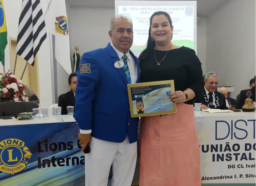 Você está visualizando atualmente NAVIRAÍ: Membro do Lions Club assume posto de Governador Distrital