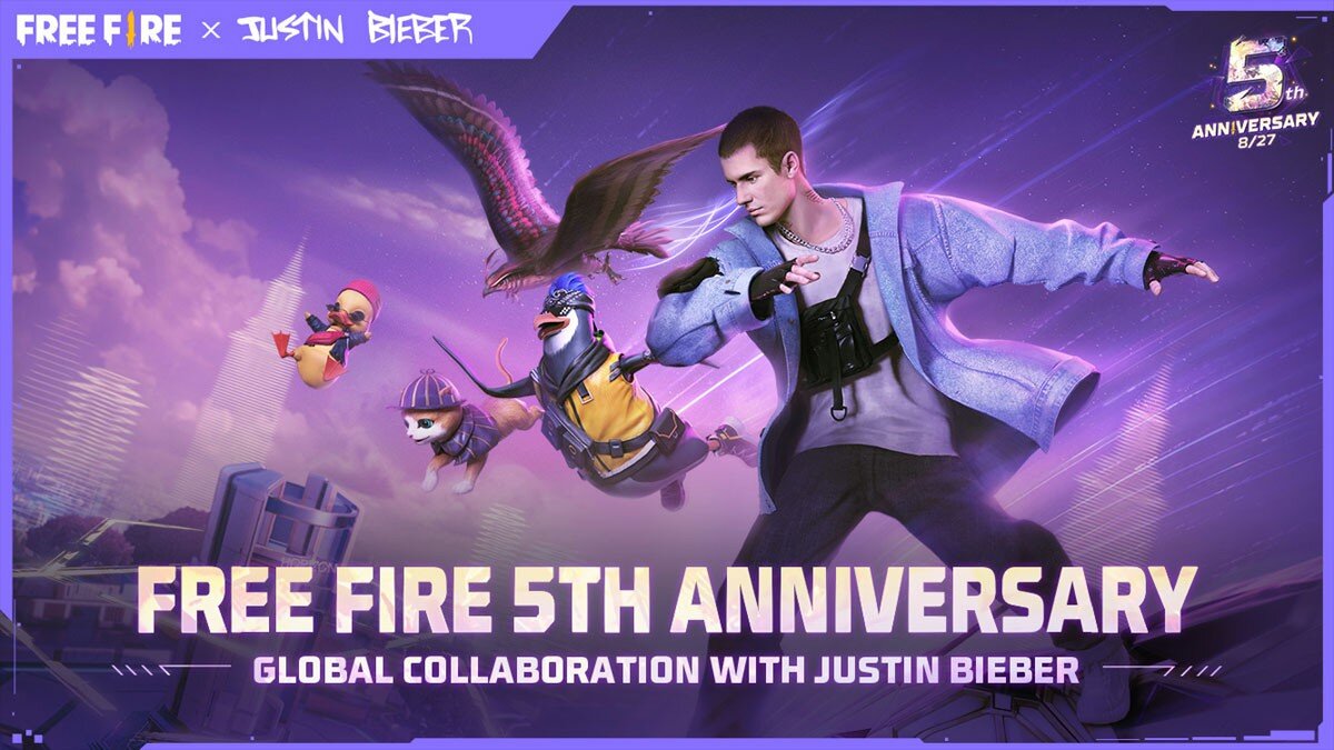 Você está visualizando atualmente Justin Bieber vira personagem no Free Fire e fará primeiro show do jogo