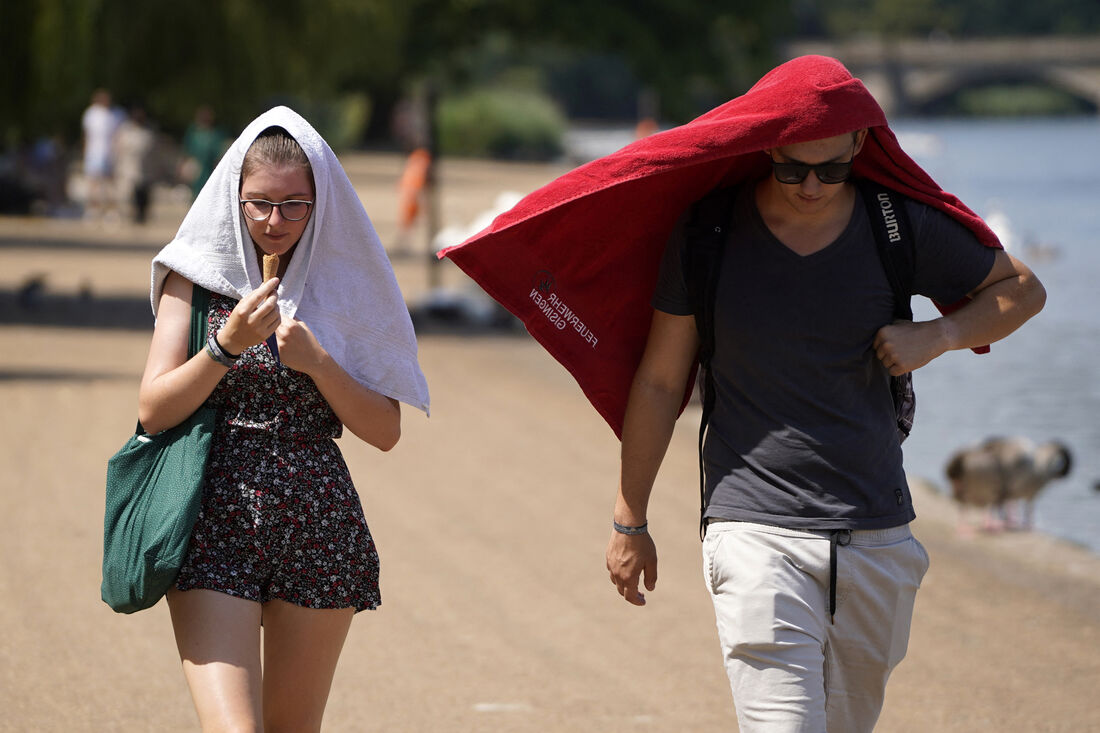 Você está visualizando atualmente Reino Unido ultrapassou pela primeira vez na história os 40 ºC