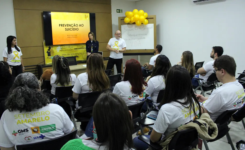 Você está visualizando atualmente Saúde de Naviraí promove Campanha Setembro Amarelo 2022
