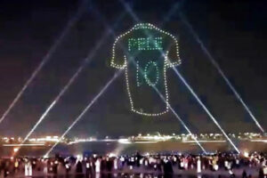 Leia mais sobre o artigo Santos prepara show de drones em homenagem a Pelé
