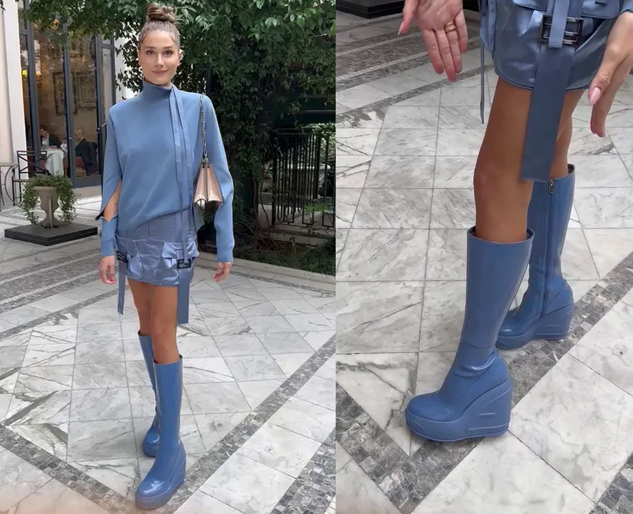 Você está visualizando atualmente Sasha Meneghel arrasa em look na Milan Fashion Week