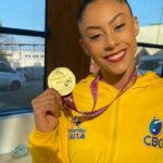 Bárbara Domingos leva ouro em Grand Prix de ginástica rítmica