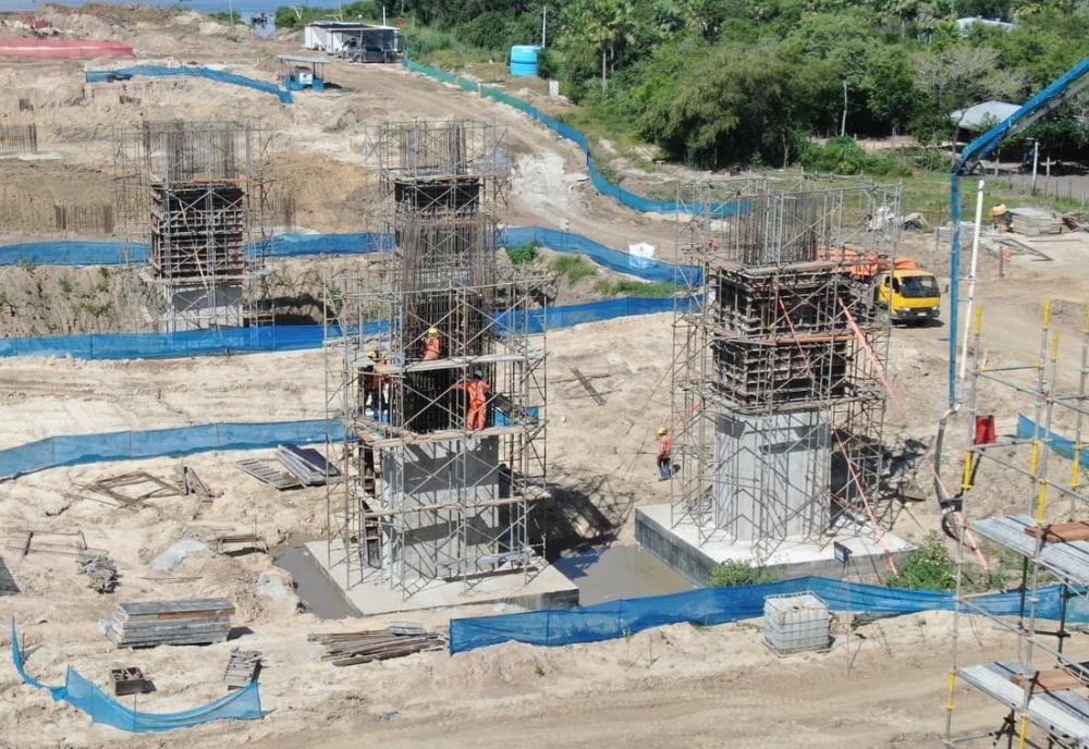 Você está visualizando atualmente Ponte da Rota Bioceânica tem estacas de concreto armado