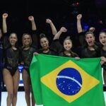 GINÁSTICA ARTÍSTICA: Brasil é prata na disputa de equipes femininas