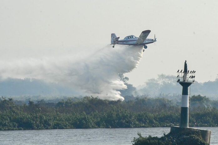 Você está visualizando atualmente Comitiva de ministros devem chegar à Corumbá para vistoriar combate aos incêndios no Pantanal
