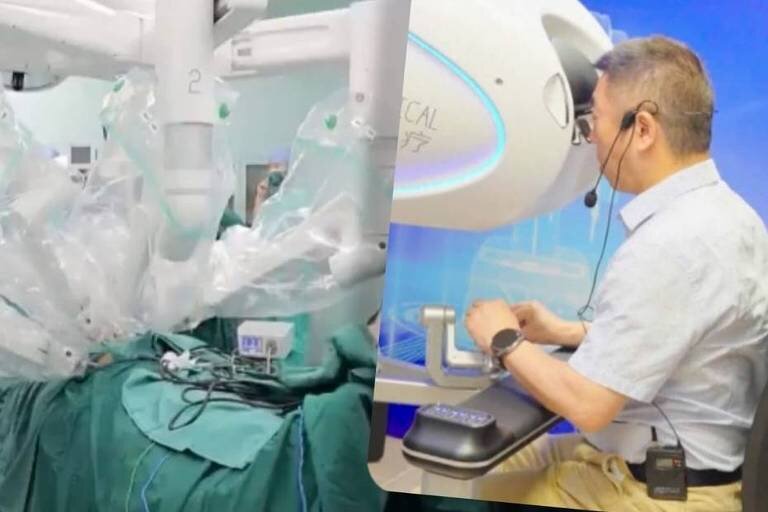 Você está visualizando atualmente DA ITÁLIA: Médico opera paciente na China usando robô-cirurgião e 5G