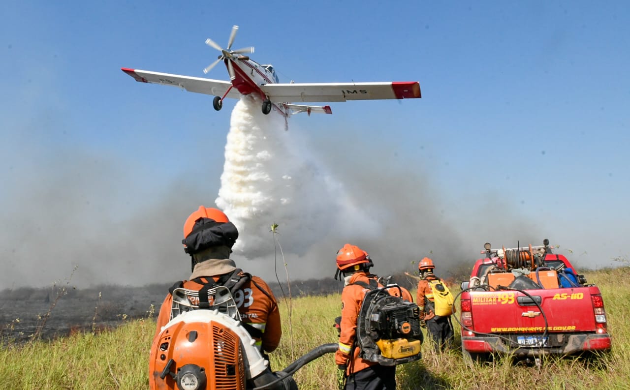 Você está visualizando atualmente Pantaneiros elogiam ação coordenada contra o fogo nos incêndios