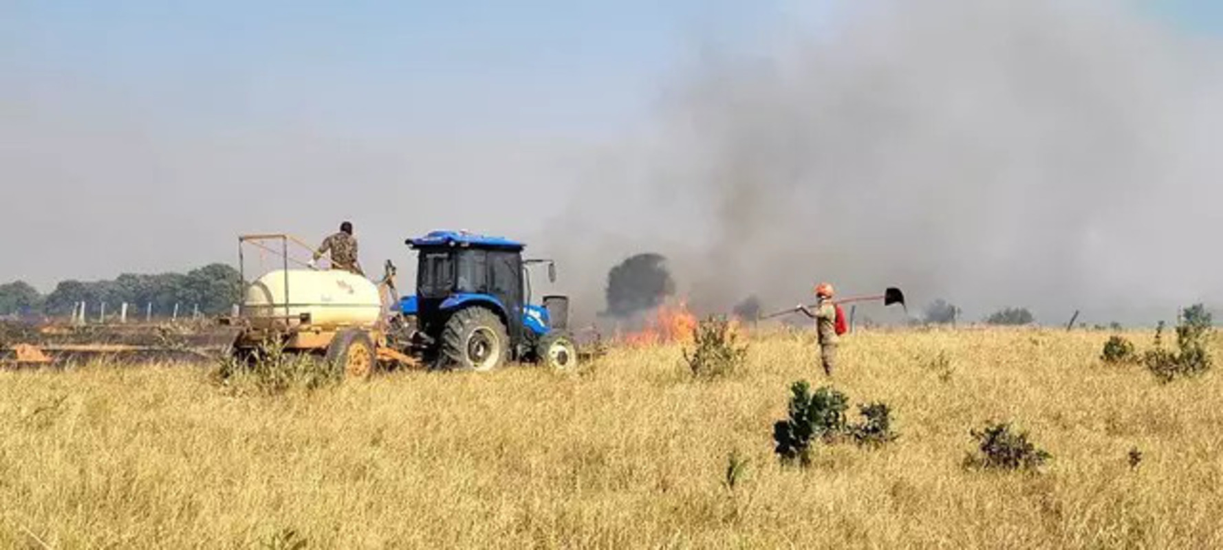 Você está visualizando atualmente Incêndios florestais atingem Coxim, Naviraí, Paranaíba e divisa com MT