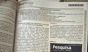 Leia mais sobre o artigo ENEM: Cartilha de redação é divulgada; confira