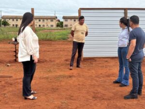 Leia mais sobre o artigo Prefeita acompanha início da obra do Posto de Saúde na região do Nelson Trad