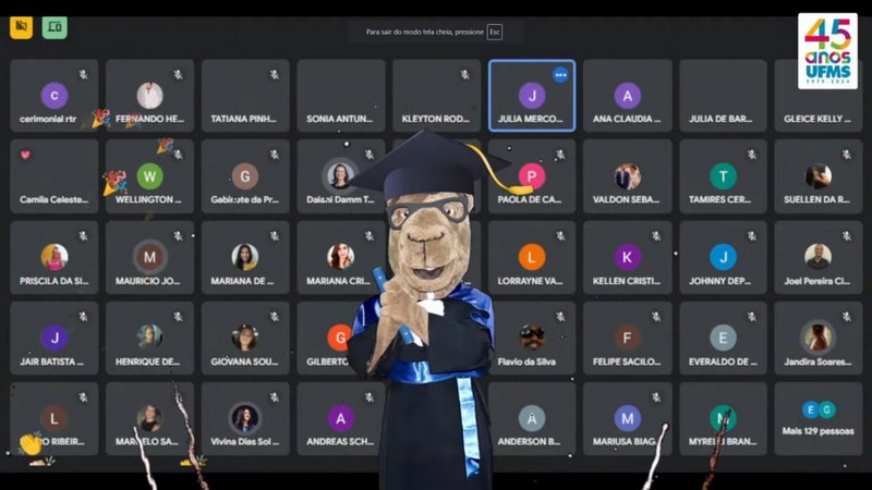 No momento, você está visualizando UFMS: Formandos de todas as regiões do país se reúnem em colação de grau on-line