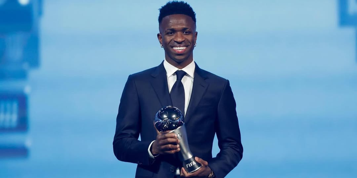 Você está visualizando atualmente Vinícius Júnior é eleito o melhor jogador do mundo