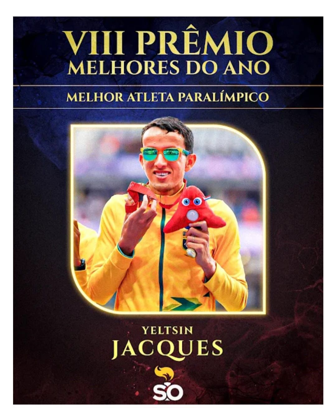 No momento, você está visualizando VIII EDIÇÃO: Yeltsin recebe prêmio de melhor atleta paralímpico do ano