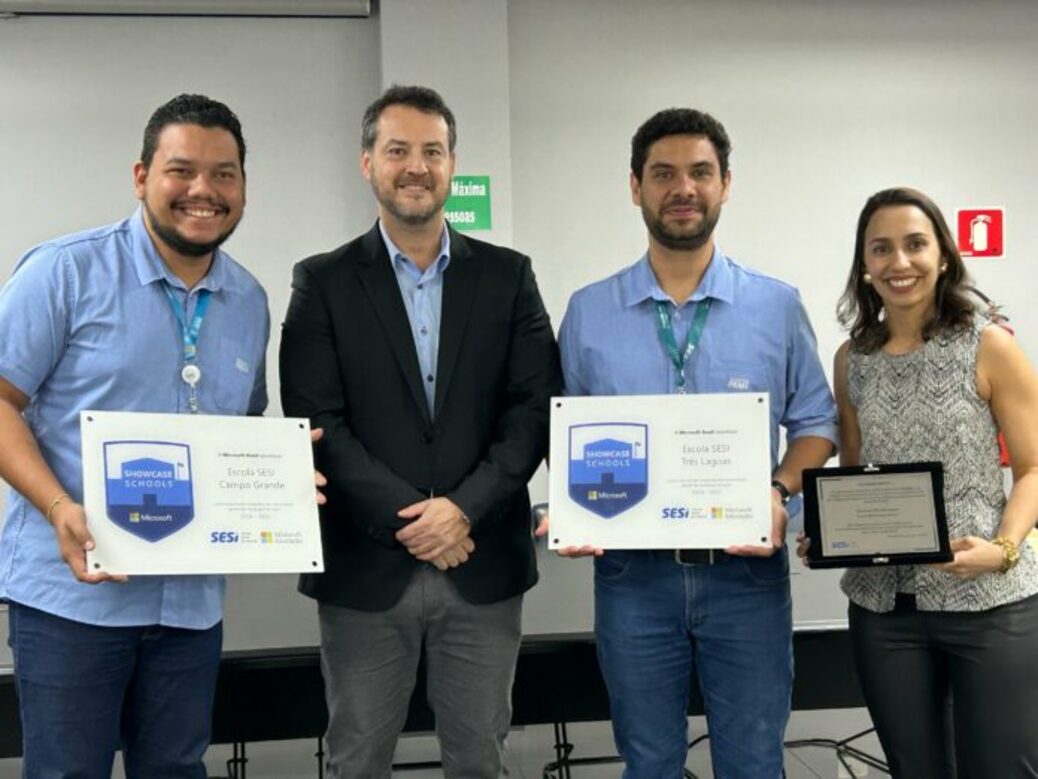 No momento, você está visualizando Escolas Sesi em MS são reconhecidas pela Microsoft pelo uso de tecnologias