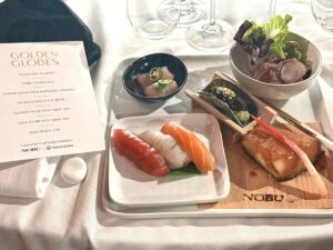 Leia mais sobre o artigo PRATO DOS FAMOSOS: Globo de Ouro serve taco de caviar e salada de sashimi do chef Nobu Matsuhisa