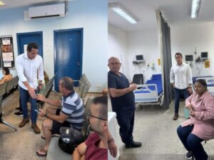 Leia mais sobre o artigo Prefeito Rodrigo Sacuno faz visita surpresa no Hospital Municipal