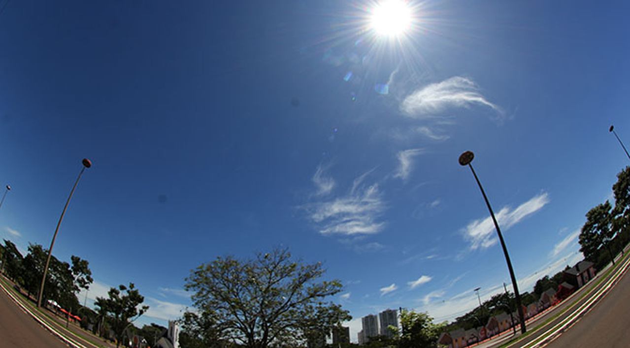 No momento, você está visualizando TEMPO: Segunda-feira será de sol e tempo seco em Mato Grosso do Sul