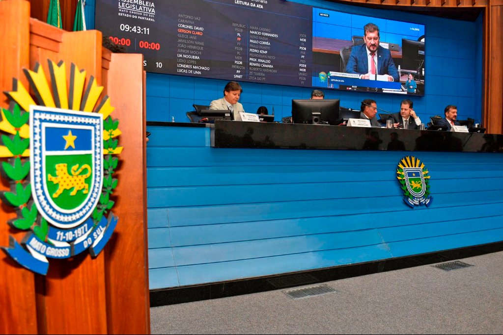 No momento, você está visualizando ALEMS: Na primeira sessão da semana, deputados apreciarão quatro propostas