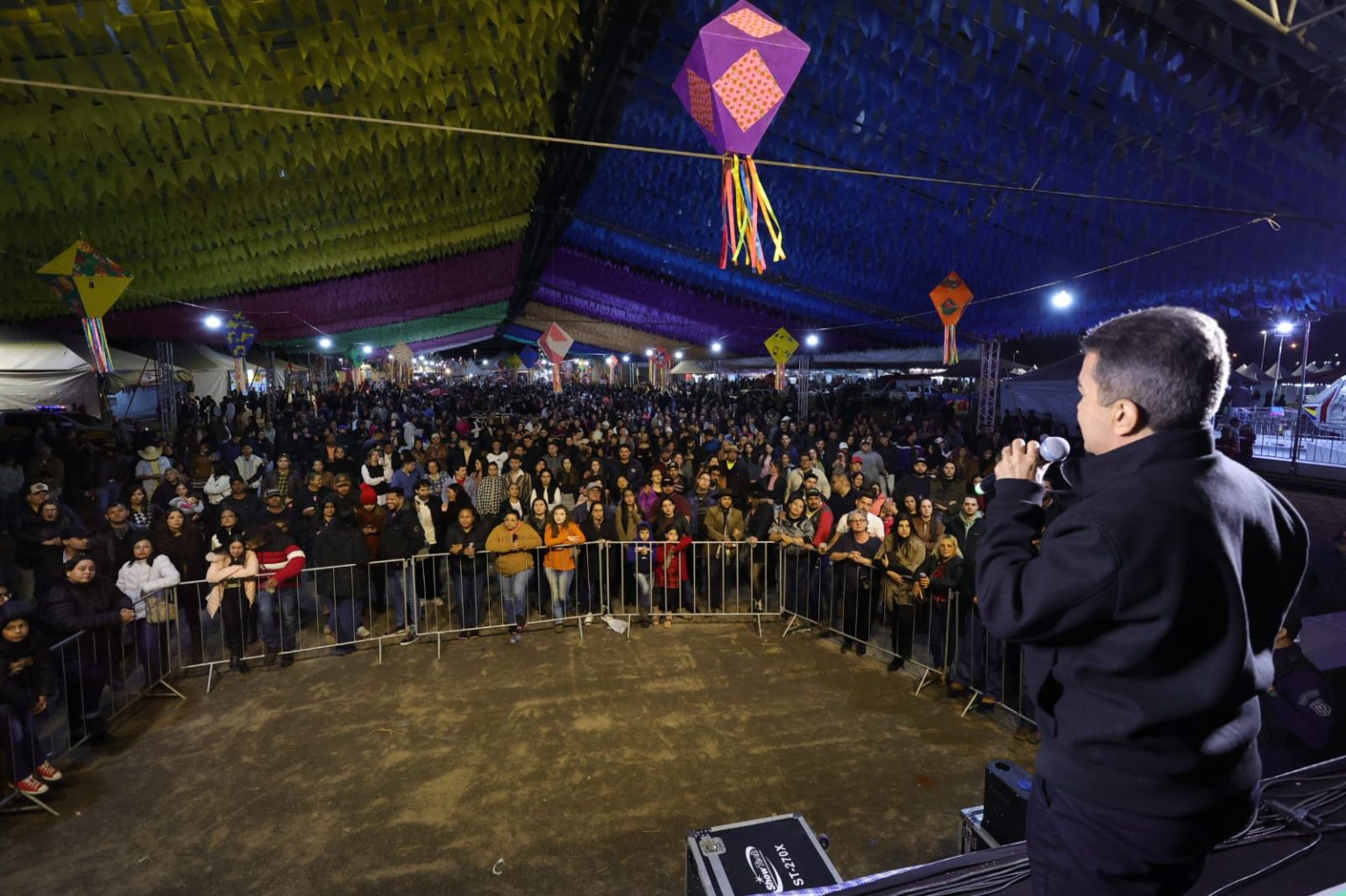 No momento, você está visualizando Na abertura da Festa Junina, Marçal destaca os esforços para levar lazer à população