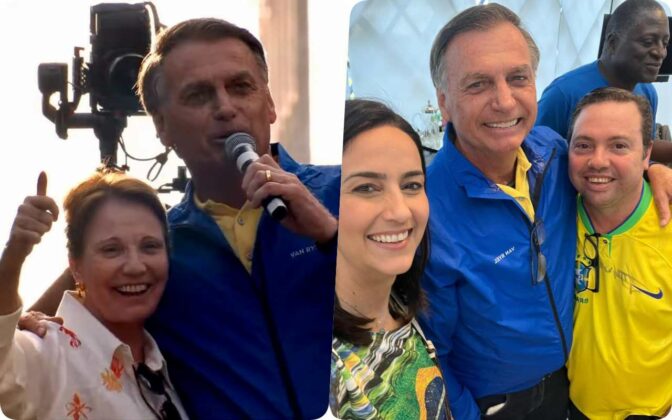 No momento, você está visualizando Políticos de MS participam de manifestação liderada por Bolsonaro clamando pela soltura dos presos no 8 de janeiro