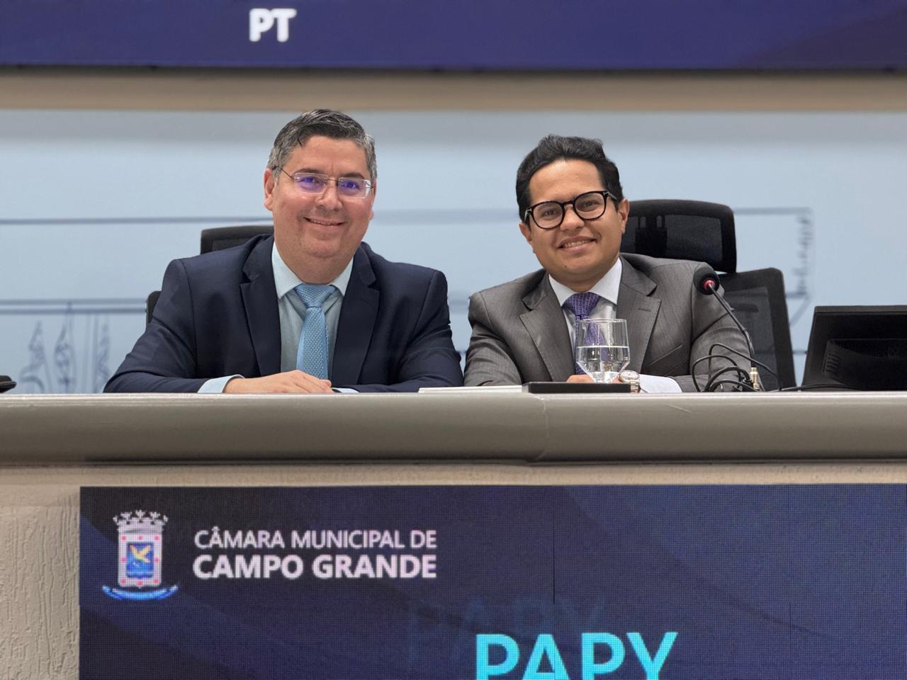 No momento, você está visualizando Papy será reeleito presidente da Câmara de Campo Grande e comandará Casa até 2028