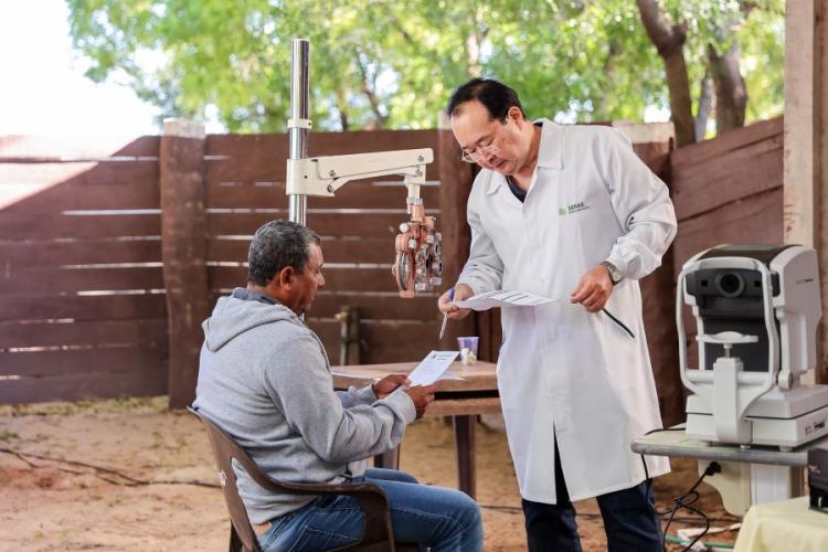 No momento, você está visualizando Com acesso limitado à saúde, moradores do Pantanal recebem atendimento do Senar-MS na região da Nhecolândia