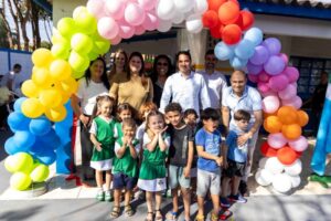 Leia mais sobre o artigo Reinaugurada a Extensão do CIEI Maria José da Silva Cançado no Bairro BNH