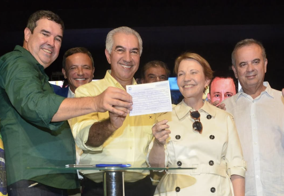 No momento, você está visualizando Reinaldo Azambuja assume presidência do PL em MS com filiação de 19 prefeitos