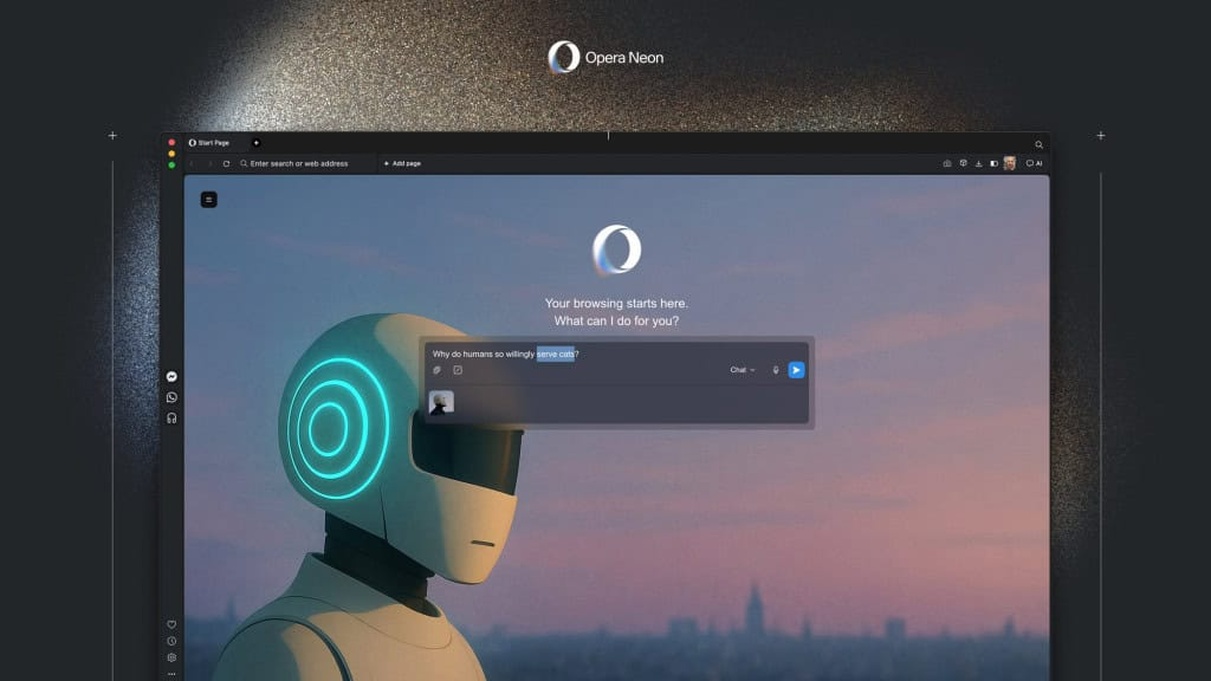 No momento, você está visualizando Opera lança navegador Neon com IA que executa tarefas por você