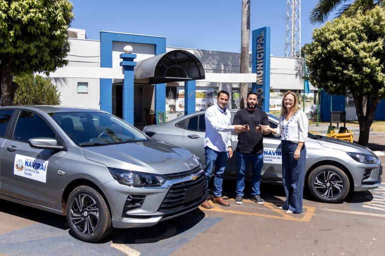 No momento, você está visualizando NAVIRAÍ: Prefeito melhora frota com novos carros para Saúde