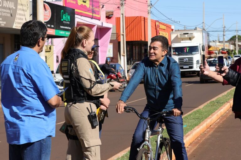 No momento, você está visualizando Prefeitura orienta ciclistas sobre regras e cuidados com o trânsito