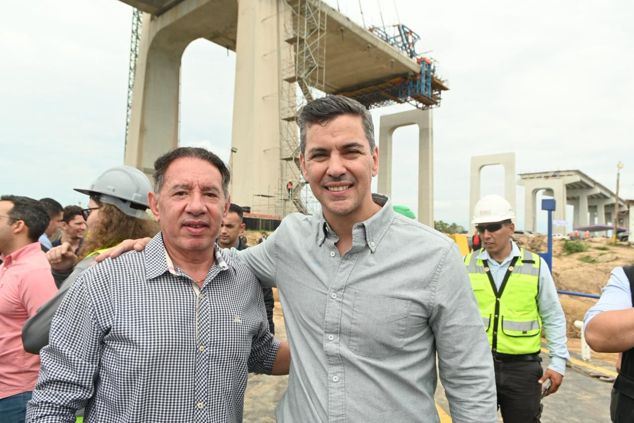 No momento, você está visualizando ALEMS: Gerson Claro e Santiago Peña vistoriaram ponte da Rota Bioceânica, obra histórica que promete transformar a integração sul-americana