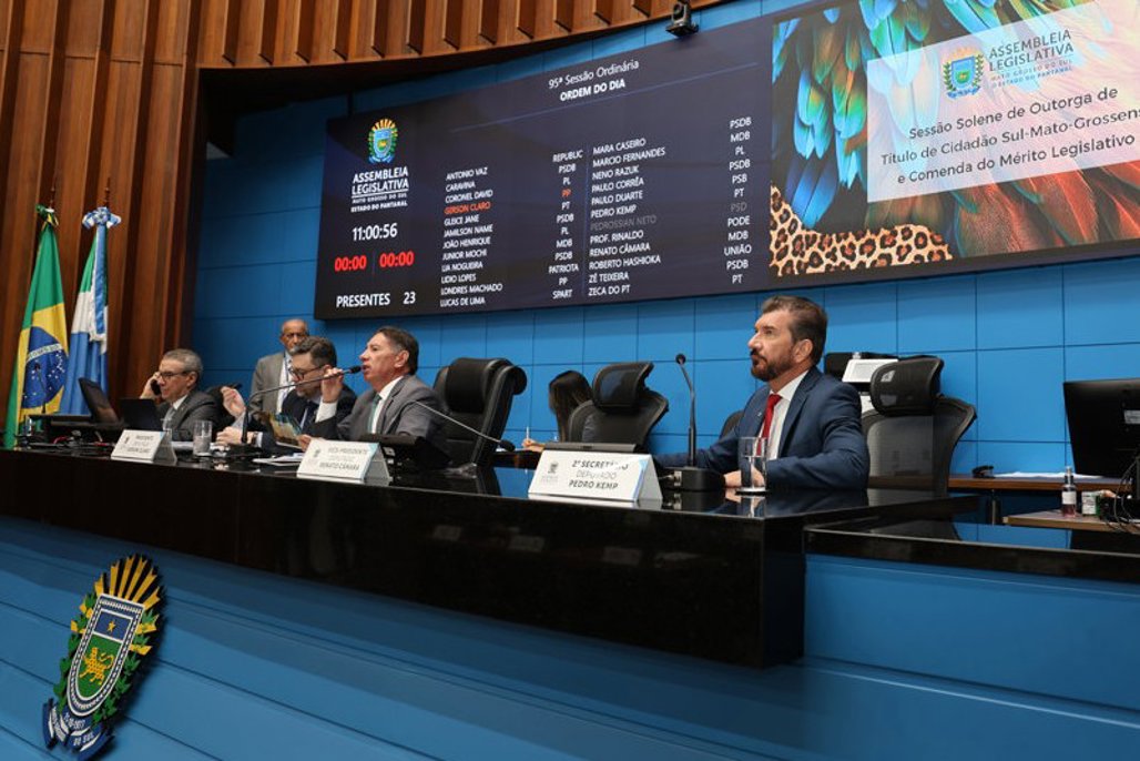 No momento, você está visualizando ALEMS: Deputados devem votar 21 propostas na sessão desta quinta-feira