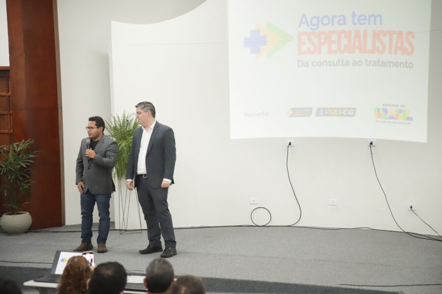 No momento, você está visualizando Câmara CG marca presença em lançamento de programa que busca reduzir fila por consultas e exames