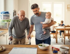 Leia mais sobre o artigo GERAÇÃO SANDUÍCHE: Conheça os desafios financeiros de quem cuida de pais e filhos