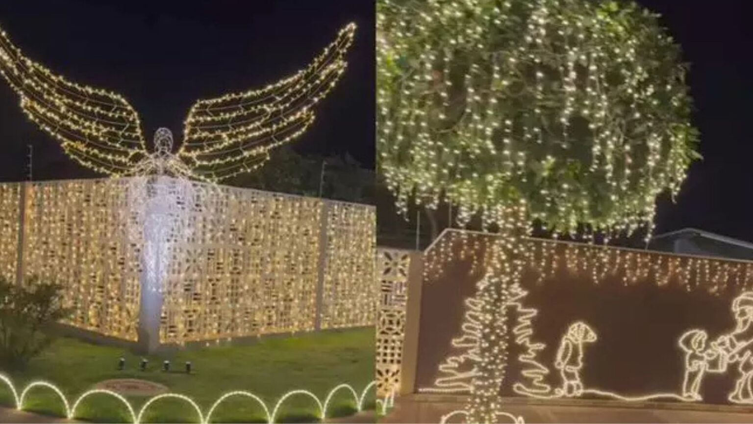 No momento, você está visualizando TIA CÉLIA: Família de Naviraí monta decoração de Natal com mais de 15 mil luzes; assista