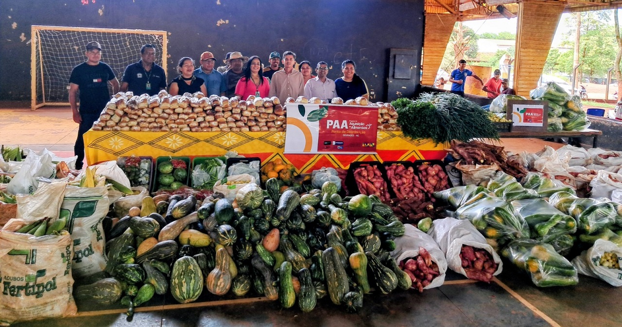 No momento, você está visualizando Prefeitura distribui 19 toneladas de alimentos e reforça segurança alimentar nas aldeias