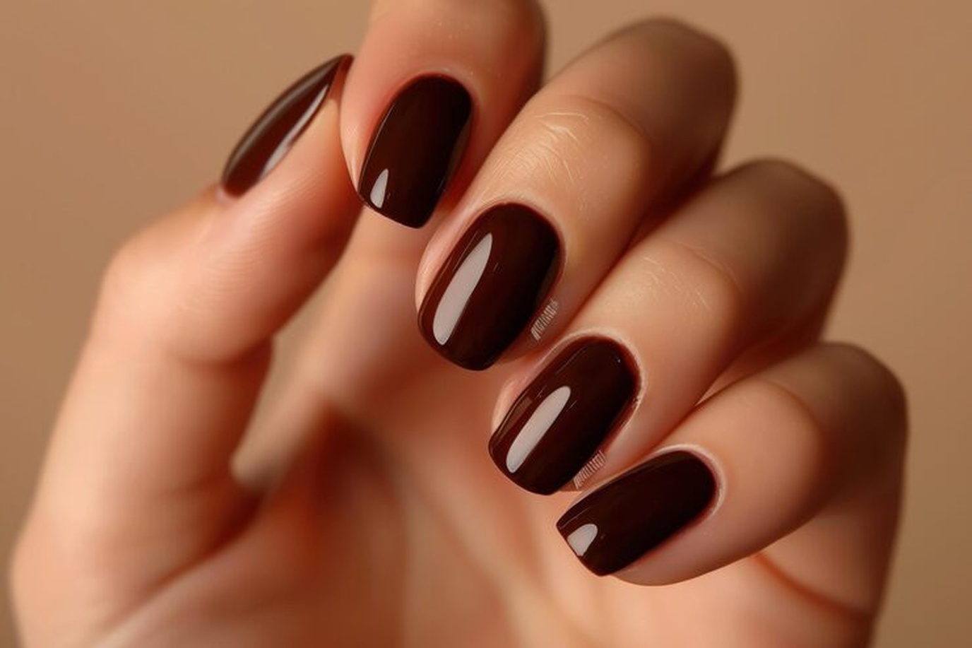 No momento, você está visualizando Tendência das unhas super curtas está na moda em 2026, mas dessa cor