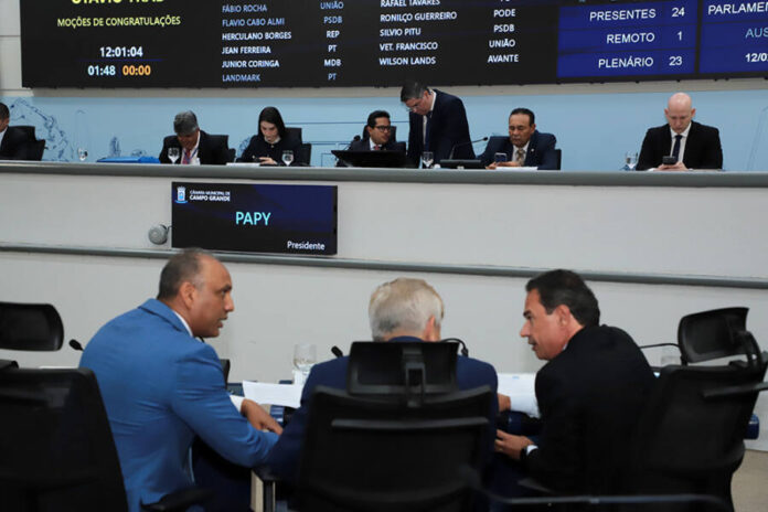 No momento, você está visualizando CÂMARA CG: Vereadores votam alteração no Prodes e veto do Executivo na sessão desta quinta-feira
