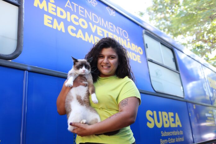 No momento, você está visualizando Consultório móvel da Subea está na Praça do Papa com serviços veterinários essenciais
