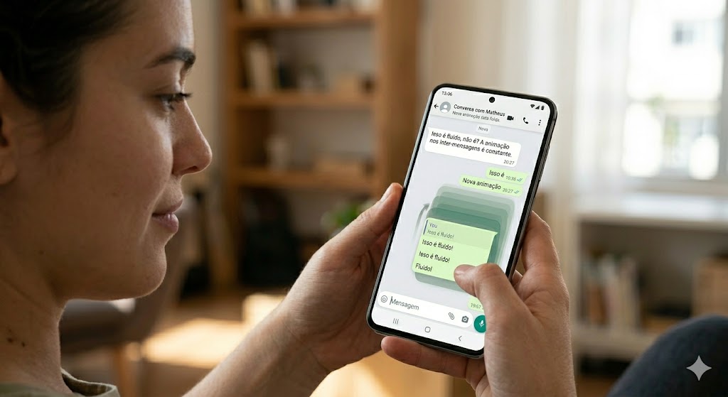 No momento, você está visualizando WhatsApp Beta está testando uma nova animação para as mensagens