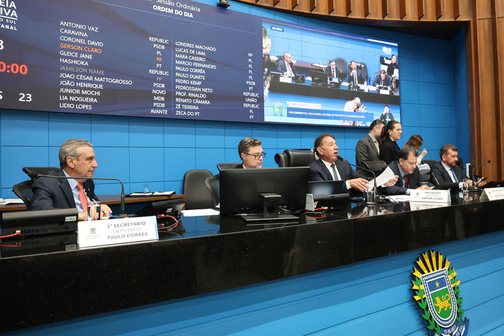 No momento, você está visualizando Deputados aprovam LDO de 2027 com previsão de receita de R$ 27,99 bilhões para MS