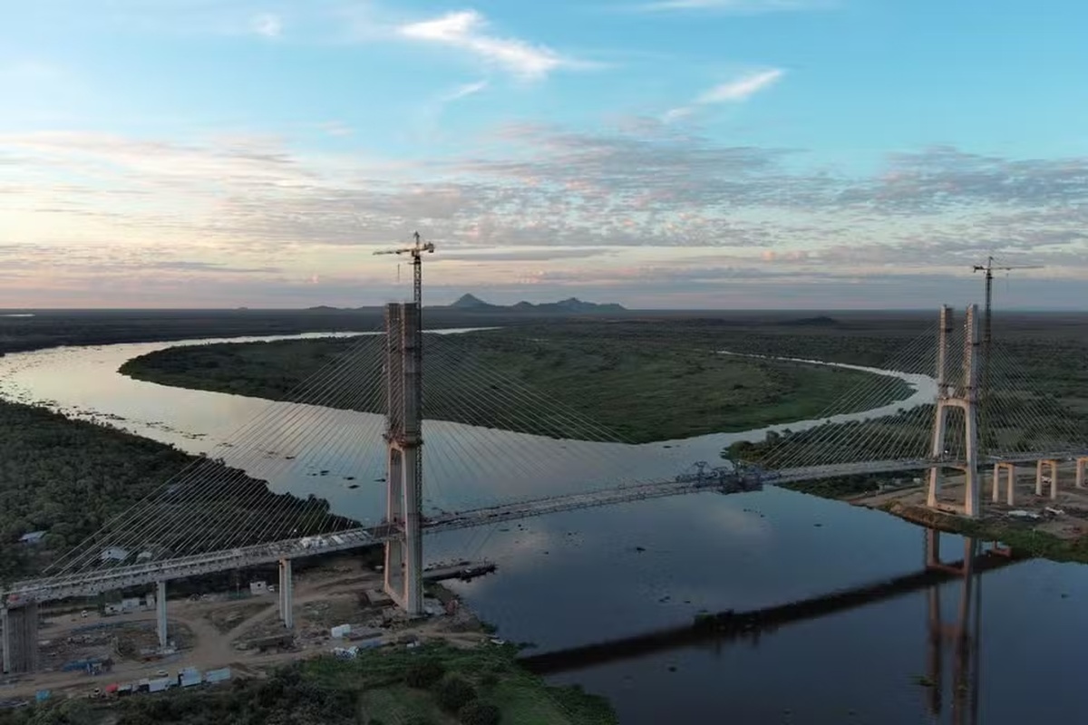 No momento, você está visualizando Ponte da Rota Bioceânica entra na reta final e deve ligar Brasil e Paraguai em julho
