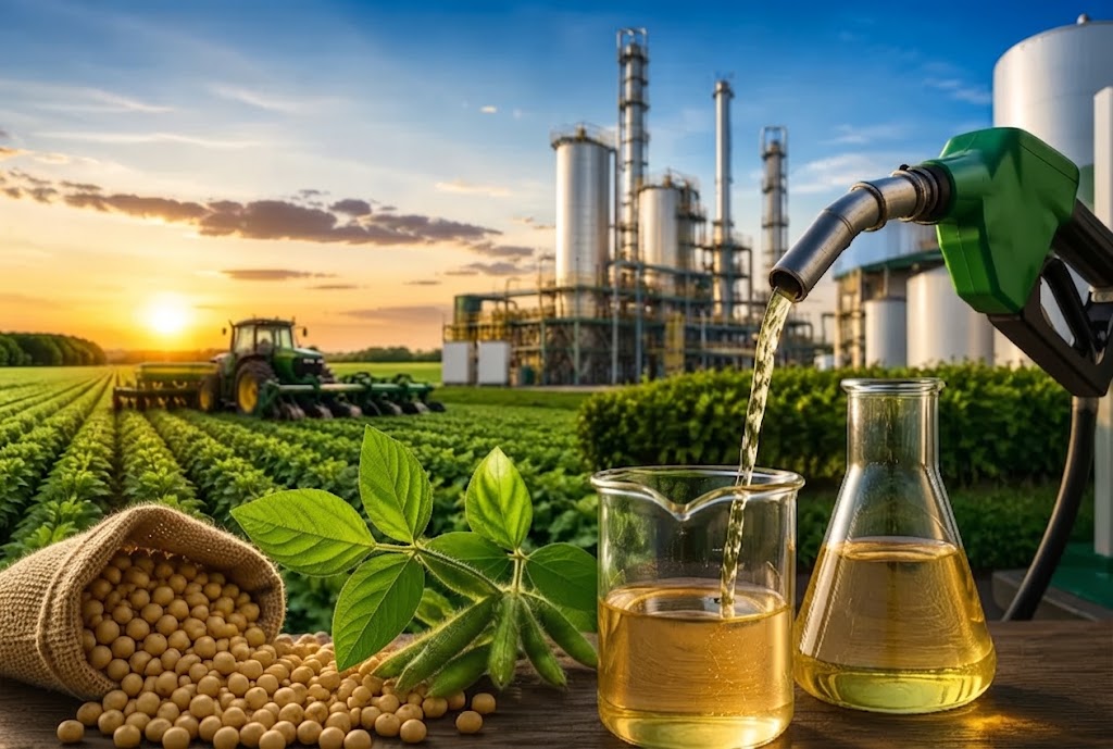 No momento, você está visualizando Biodiesel amplia demanda por soja e abre novas frentes para processamento e geração de valor no Brasil