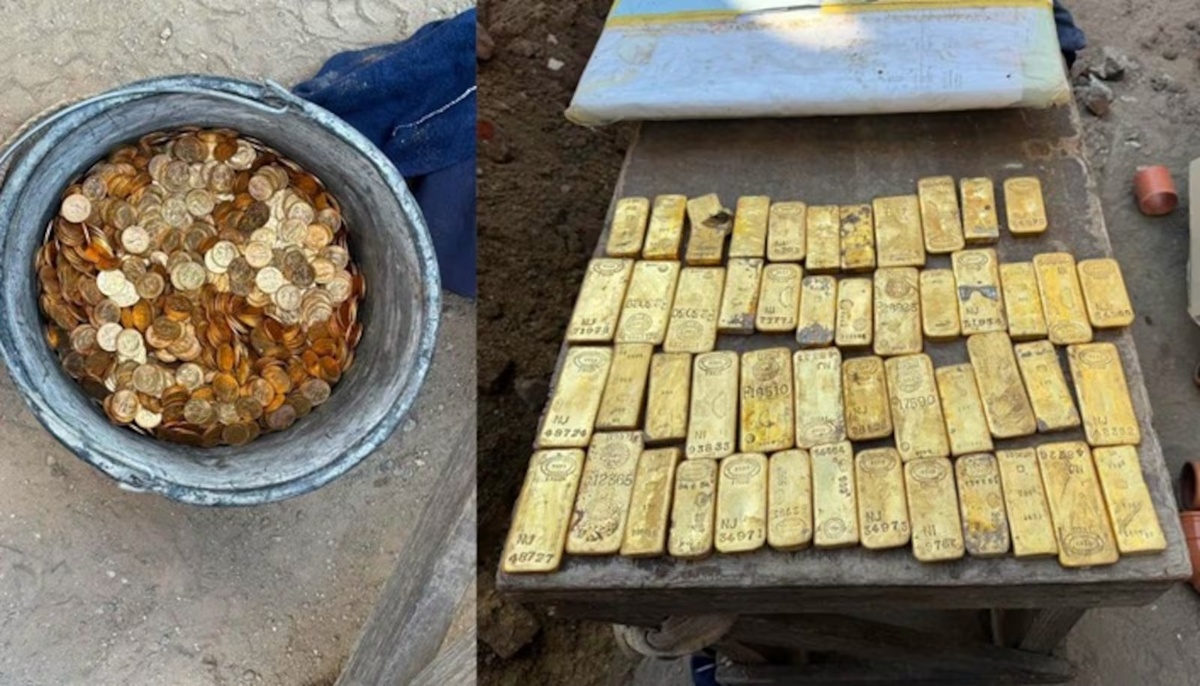 No momento, você está visualizando Pedreiros encontraram R$ 54 milhões em moedas e barras de ouro em parede na Bélgica